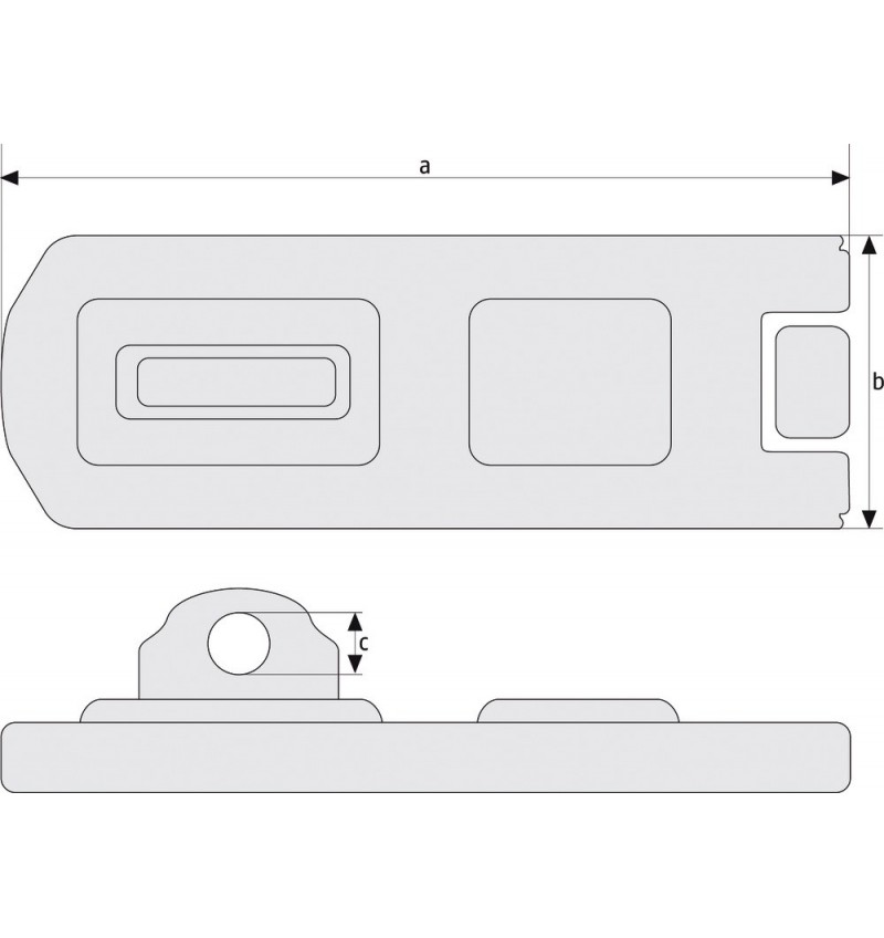 Porte Cadenas Abus 95 Mm - 20 Pièces