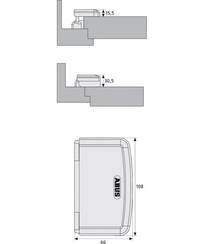 Renfort Paumelles Tas112 - 2 Pièces