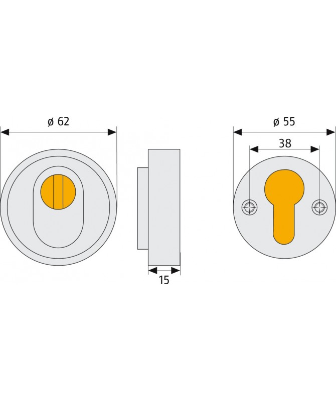 Rosace De Protection Rhzs - 2 Pièces