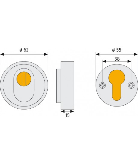 Rosace De Protection Rhzs - 2 Pièces