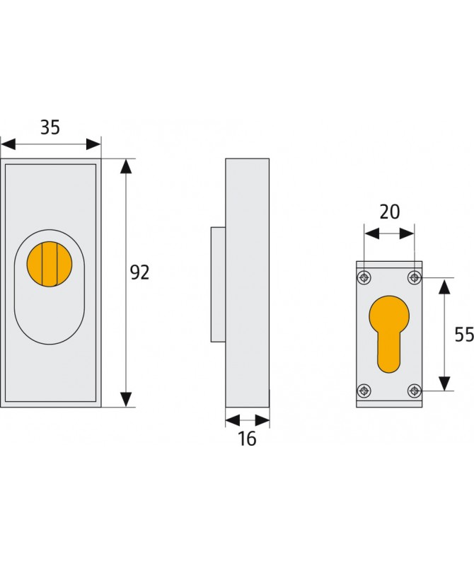 Rosace De Protection Rszs - 2 Pièces