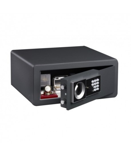 Coffre Fort Hartmann Tresore De Sécurité Gamme Hes25 Serrure Électronique + Clé De Secours 23l