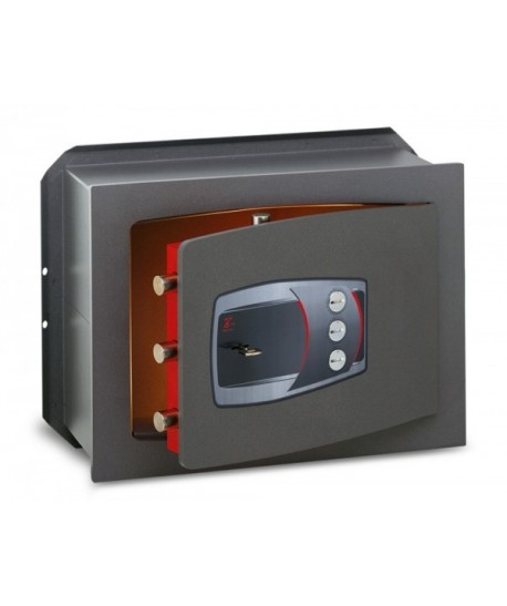 Coffre fort à emmurer serrure à clé double panneton + combinaison à 3 boutons dd/7l