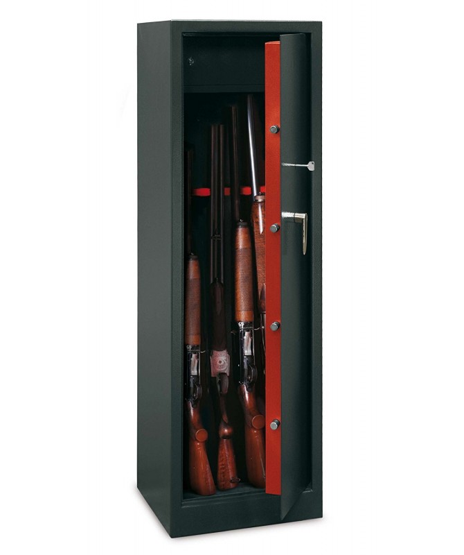 Armoire à fusils serrure à clé double panneton...