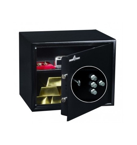 Coffre fort de sécurité HT 30 N2 Serrure à clés + Combinaison 4 Tubes Compteurs 32L