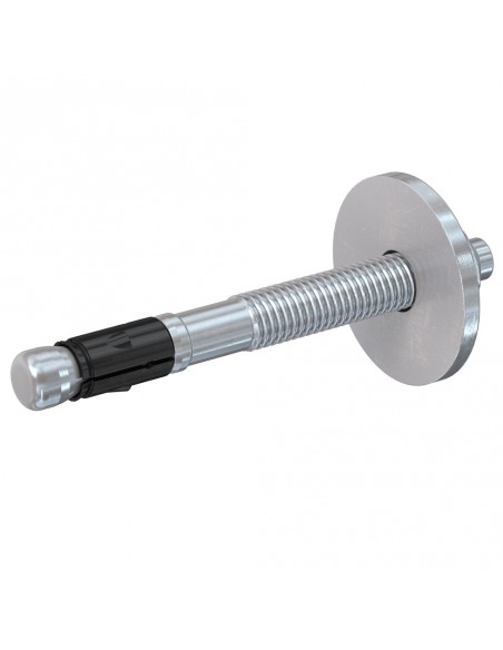 Boite Goujon D’Ancrage Faz Ii 8/10 Gs En Acier Électrozingué Avec Rondelle Large-50/bte