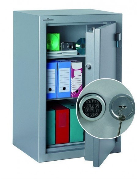 Coffre Fort Hartmann Tresore Zephir Duo2156 Classe 2 Serrure À Clés + Électronique Z03