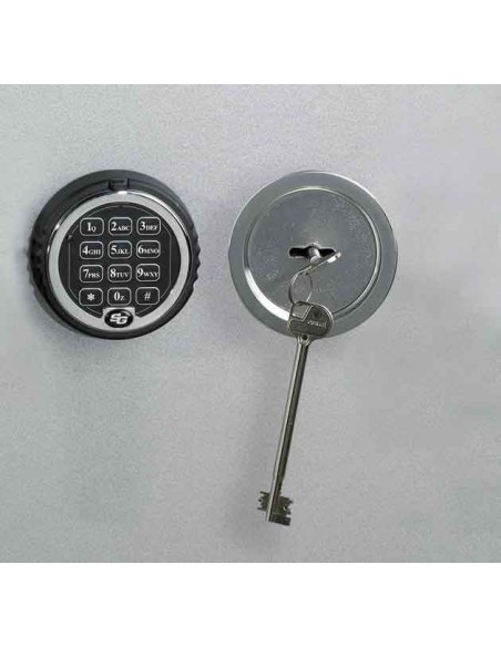 Coffre Fort Hartmann Tresore Zephir Duo1415 Classe 1 Serrure À Clés + Électronique