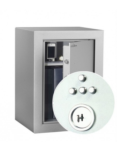 Coffre Fort Hartmann Tresore Vulcain60 Serrure À Clés A2p + Combinaison 4 Tubes Compteurs