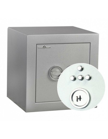 Coffre Fort Hartmann Tresore Vulcain40 Serrure À Clés A2p + Combinaison 4 Tubes Compteurs