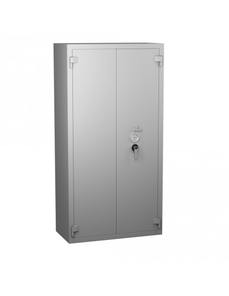 Armoire Forte Anti-Feu Super Protect 700 Serrure À Clés A2p + Combinaison 4 Tubes Compteurs
