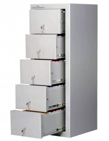 Armoire Forte Anti-Feu Class Fire 5 Tiroirs...