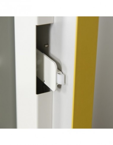 Armoire Haute 1 Porte Vitrée Équipée -3034pve