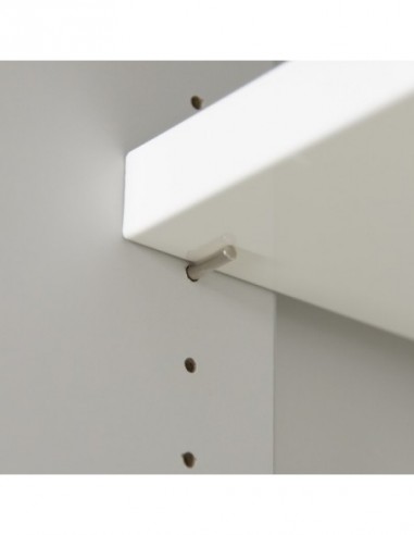 Armoire Haute 1 Porte Vitrée Équipée -3034pve