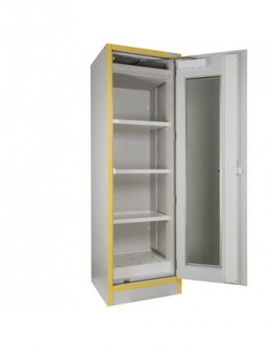 Armoire Haute 1 Porte Vitrée Équipée -3034pve