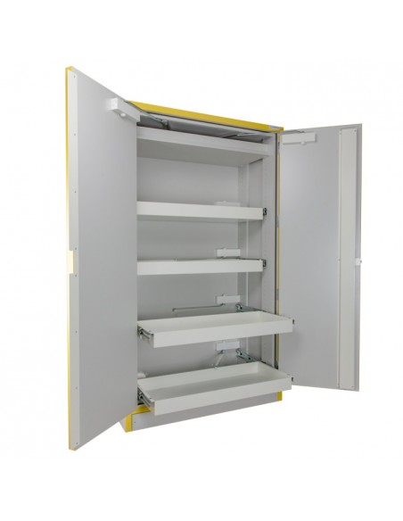 Armoire De Sécurité Haute 2 Portes En 14470-1 30 Minutes - 4 Tiroirs Coulissants -3035t4