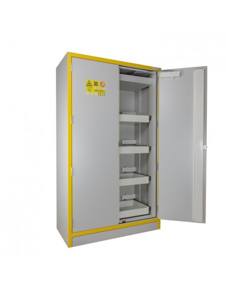 Armoire De Sécurité Haute 2 Portes En 14470-1 30 Minutes - 4 Tiroirs Coulissants -3035t4