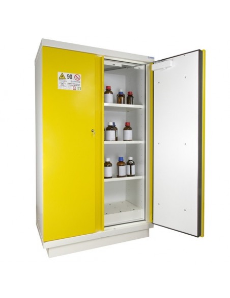 Armoire De Sécurité En 14470-1 90 Minutes - Haute 2 Portes Jaunes -795+Pje