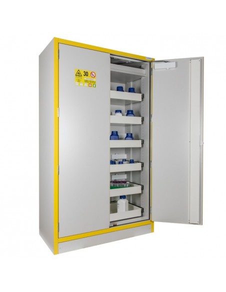 Armoire De Sécurité Haute 2 Portes En 14470-1 30 Minutes - 6 Tiroirs Coulissants -3035t6