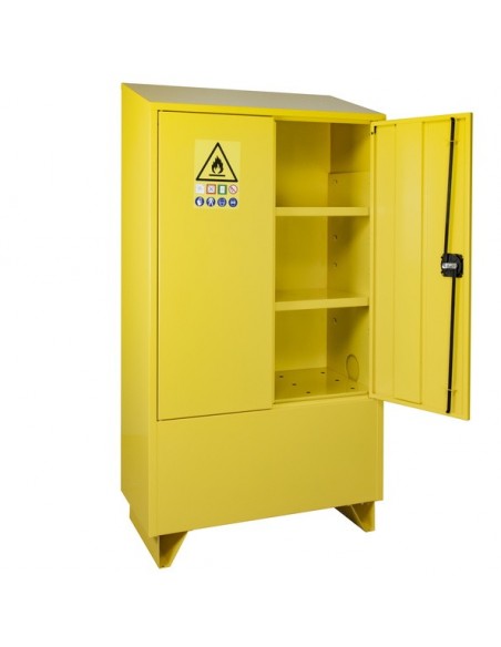 Armoire De Sécurité Pour Produits Inflammables Avec Extincteur De Co2 - Ams100