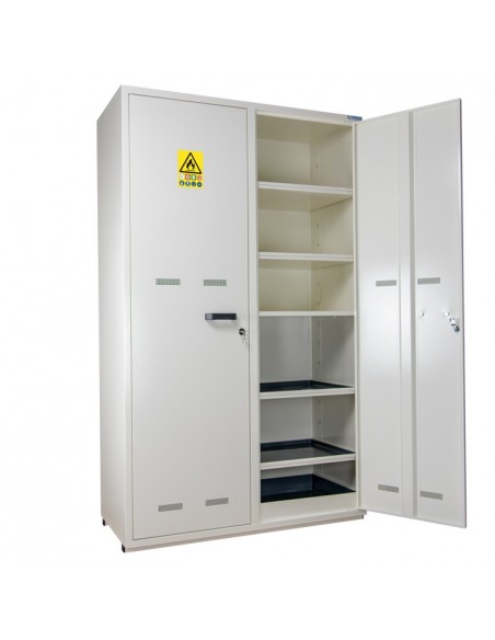 Armoire De Sécurité Multirisques - Haute 2 Portes - 4 Compartiments - ASDM22