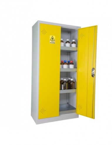 Armoire De Sécurité Haute 2 Portes Jaunes - AZ300