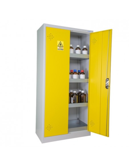 Armoire De Sécurité Haute 2 Portes Jaunes - AZ300