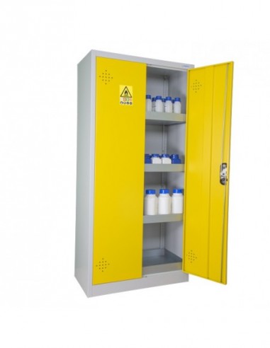 Armoire De Sécurité Haute 2 Portes Jaunes - AZ300