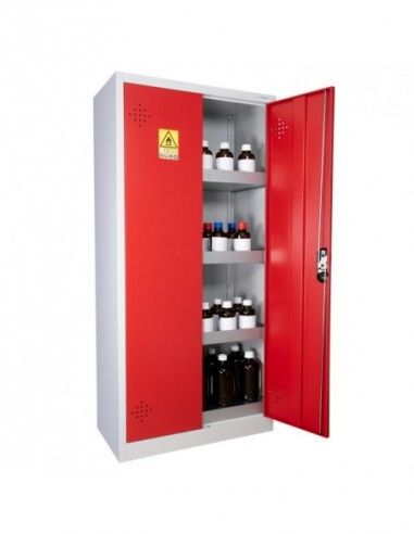 Armoire De Sécurité Haute 2 Portes Rouges - AZ300R