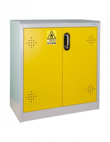 Armoire De Sécurité Comptoir 2 Portes Jaunes -...