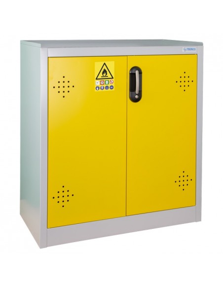 Armoire De Sécurité Comptoir 2 Portes Jaunes - AZ110