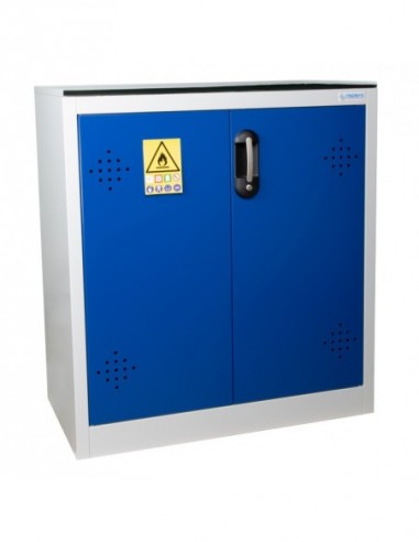 Armoire De Sécurité Comptoir 2 Portes Bleues -...