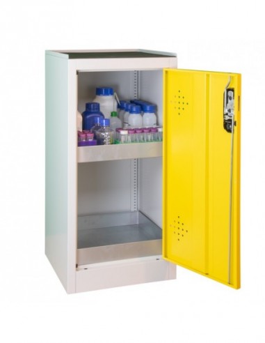 Armoire De Sécurité Comptoir 1 Porte Jaune - AZ50