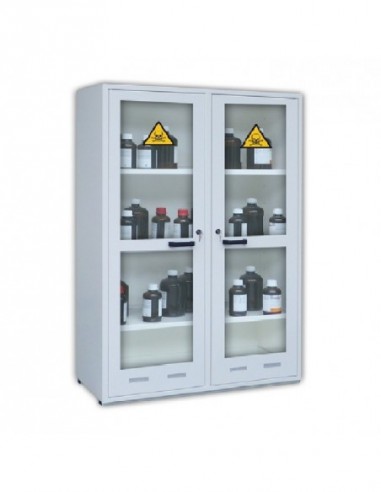 Armoire De Sécurité - Haute 2 Portes Vitrées -...