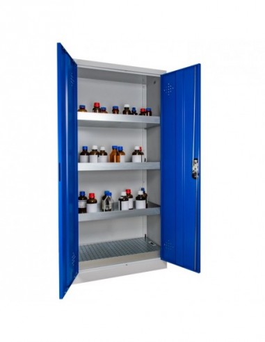 Armoire De Sécurité Haute 2 Portes Bleues - AZ300B