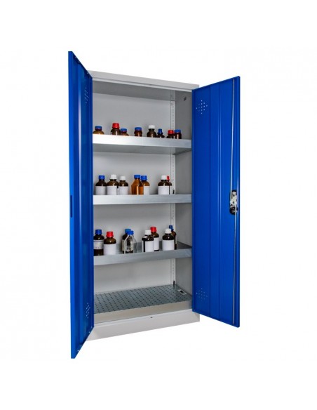 Armoire De Sécurité Haute 2 Portes Bleues - AZ300B
