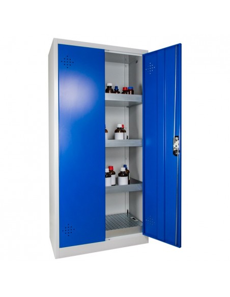 Armoire De Sécurité Haute 2 Portes Bleues - AZ300B