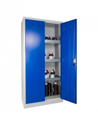 Armoire De Sécurité Haute 2 Portes Bleues - AZ300B