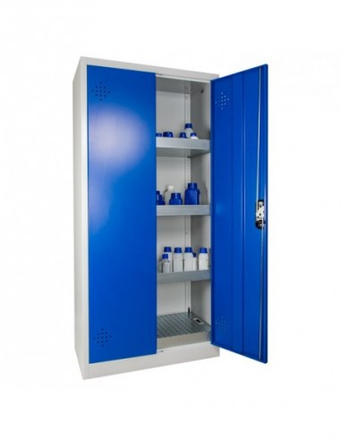 Armoire De Sécurité Haute 2 Portes Bleues - AZ300B