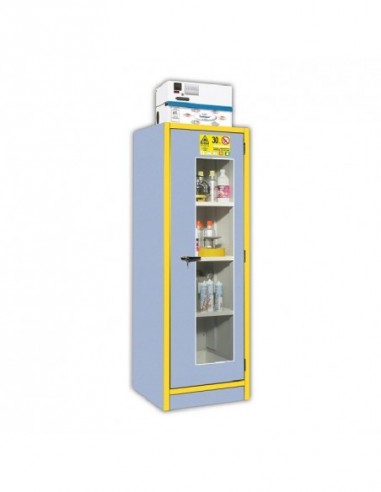 Armoire De Sécurité Haute 1 Porte Vitrée En...