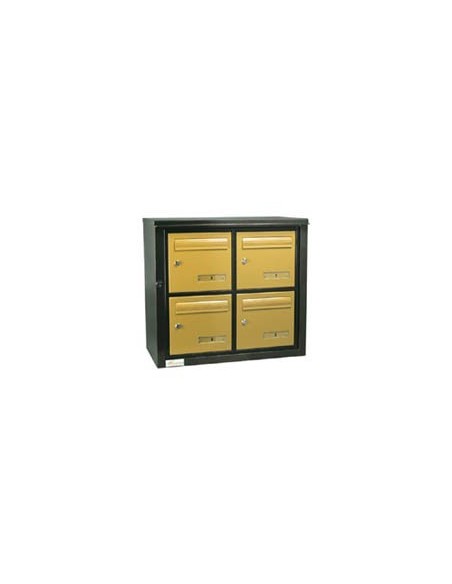 Boite Aux Lettres Theta 11 Module B8 Toit Plat Ouverture Ptt Droite -PD0