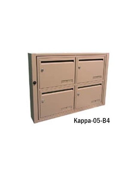 Boite Aux Lettres Kappa 05 Module B 6 Ouverture Ptt Gauche -G0
