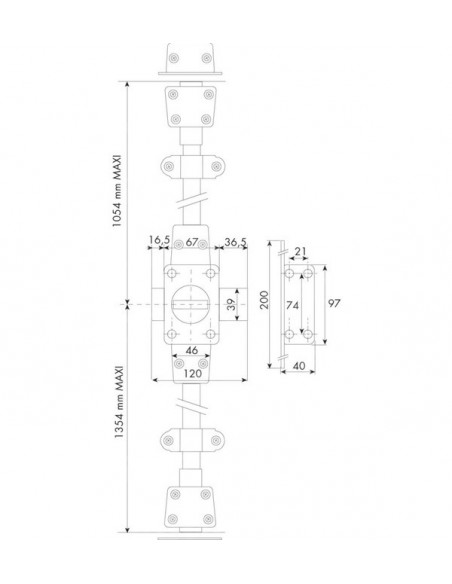 Iseo Verrou 3 Points Cavith