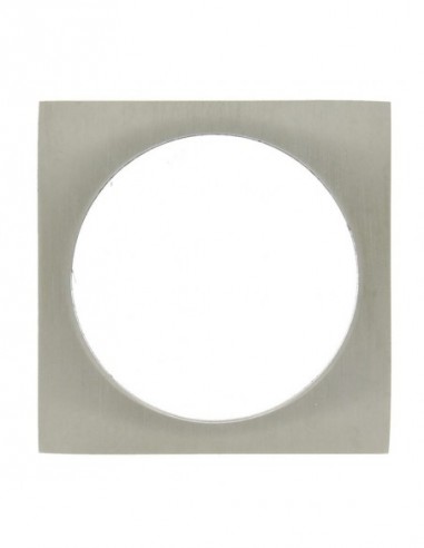 1 Rosace Carree A Coller Inox Cyl Rond D 48,5mm...