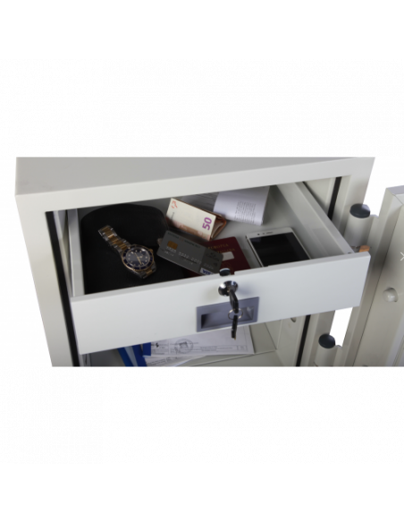 Coffre fort ignifuge serrure à clé double panneton 80 ngs