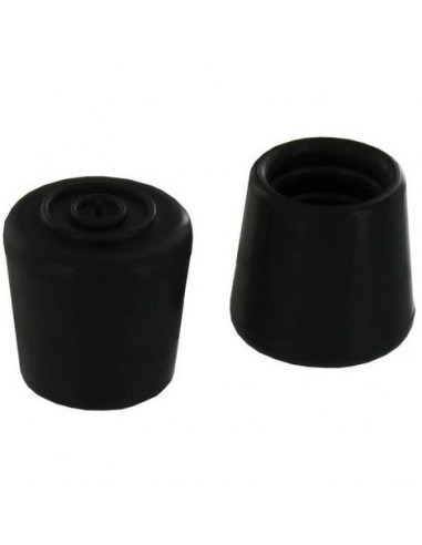 Embout Caoutchouc Coiffant Noir - 10 Pièces