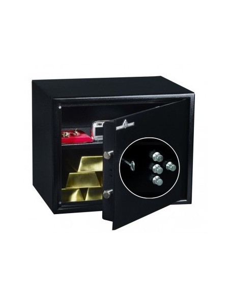 Coffre fort de sécurité HT 30 N2 Serrure à clés + Combinaison 4 Tubes Compteurs 32L