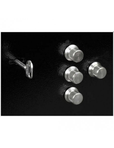 Coffre Fort HARTMANN TRESORE GAMME HT50 Serrure À Clés + Combinaison 4 Tubes Compteurs 48L