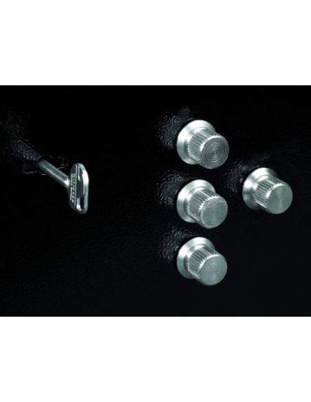 Coffre fort de sécurité HT 60 N2 Serrure à clés +  Combinaison 4 Tubes Compteurs 60L