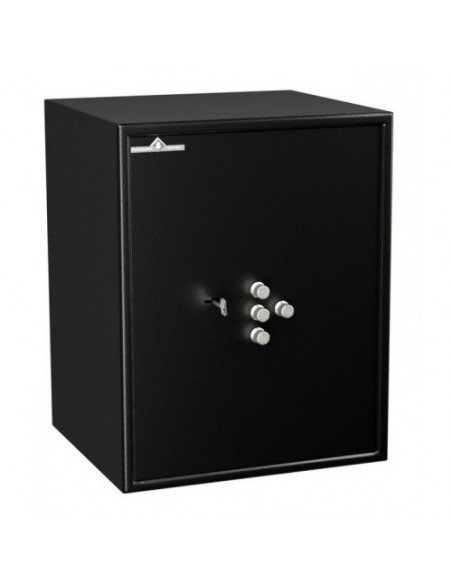 Coffre fort de sécurité HT 60 N2 Serrure à clés +  Combinaison 4 Tubes Compteurs 60L